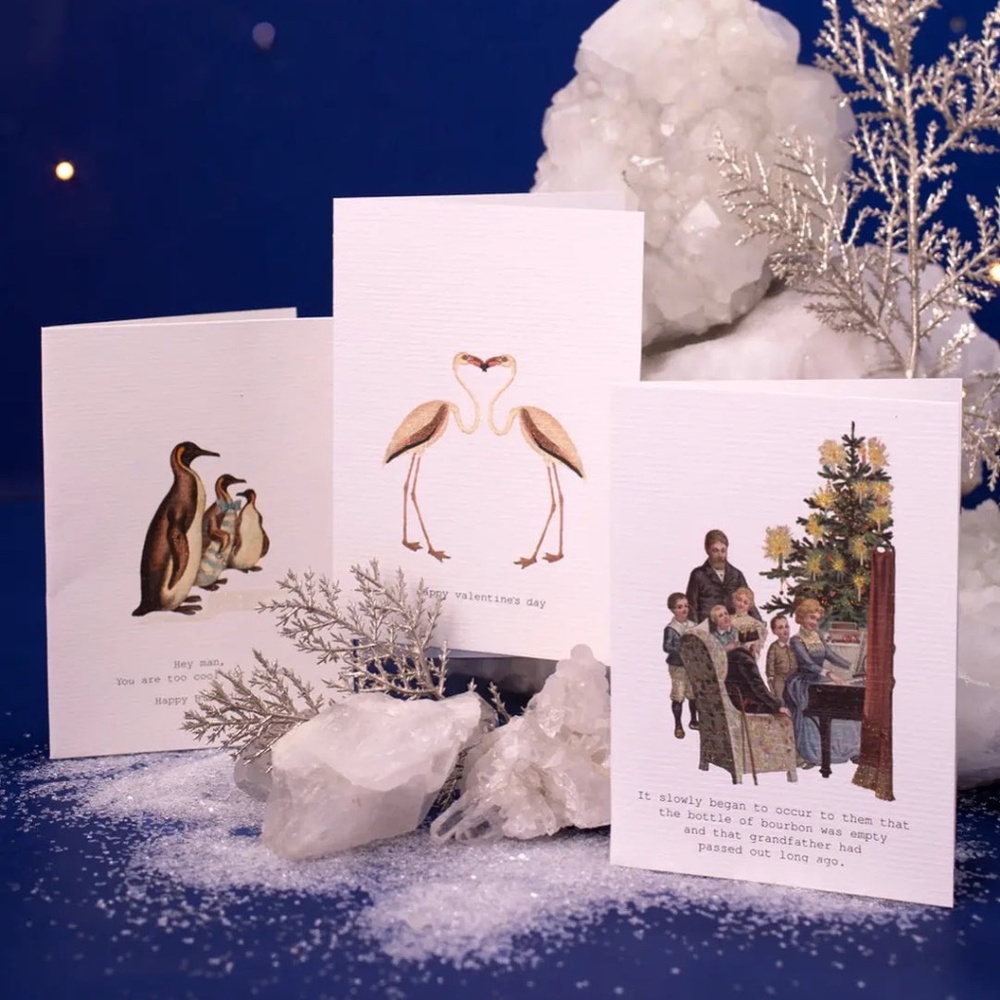 MARGOT ELENA TOKYO MILK Signature Stationery Set of 3 Cards